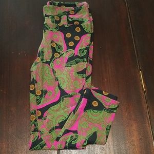 LulaRoe OS elephant leggings